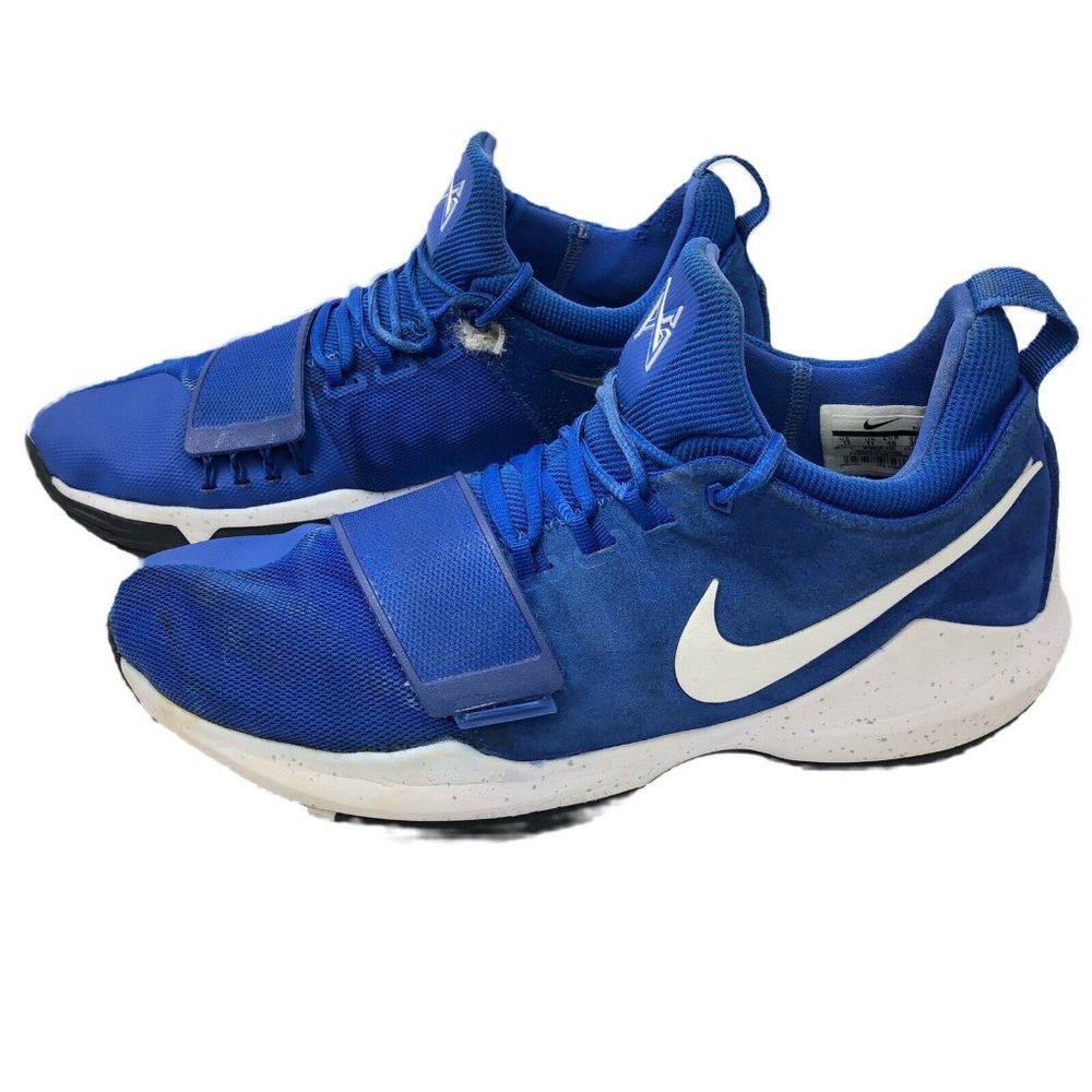 Nike PG 1 Game Royal Men's Size 12 Blue White Basketball Shoes 878627-400
